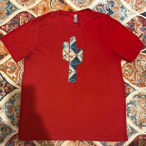 Red Cactus Graphic Women's Short Sleeve Tee
